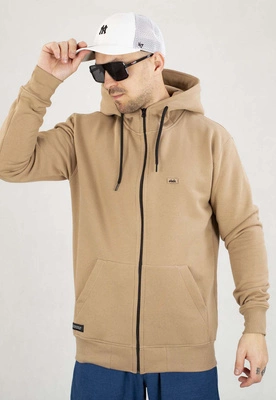 Bluza Elade Zip Z Kapturem Patch beżowa