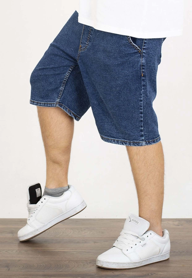 Spodenki Jigga Wear Baggy Crown Dark Blue Gold