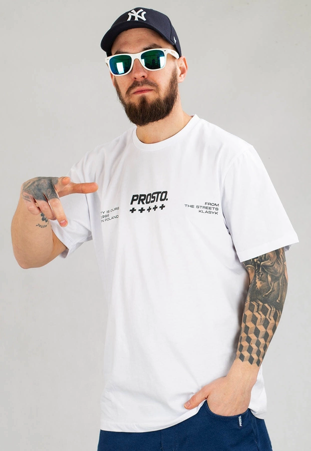 T-shirt Prosto T.C.I.O biały