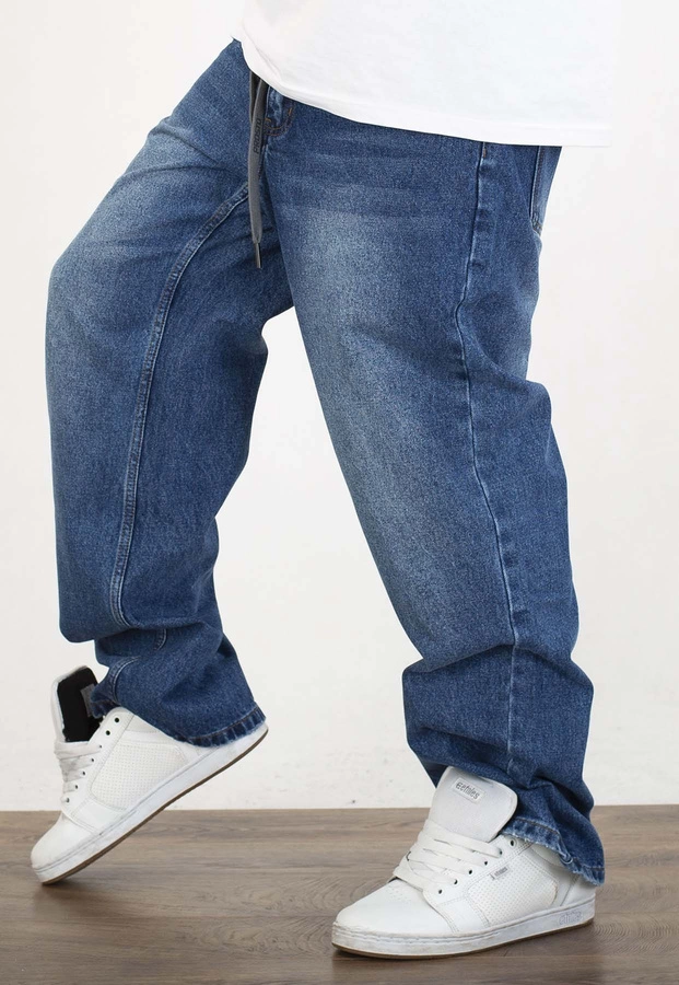 Spodnie Prosto Baggy Termac niebieskie