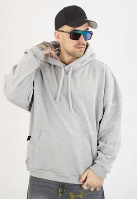 Bluza Stoprocent Z Kapturem Heavy Cotton Tag Haftbark szara