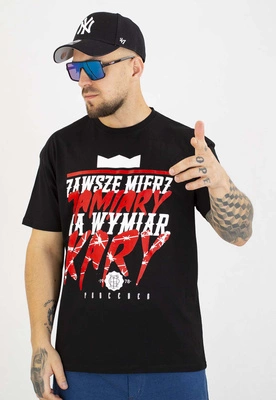 T-shirt Chada Proceder Wymiar Kary czarny