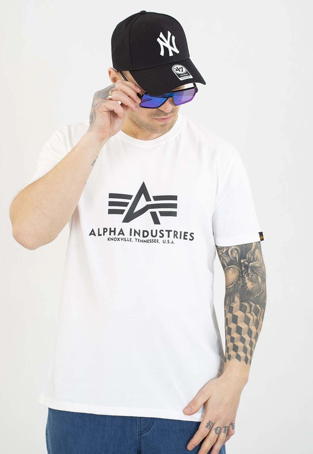 T-shirt Alpha Industries Basic T 2Pack 106524 czarny biały