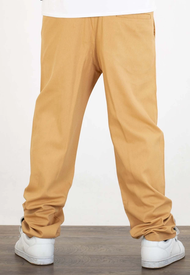 Spodnie Jigga Wear Chino brązowe