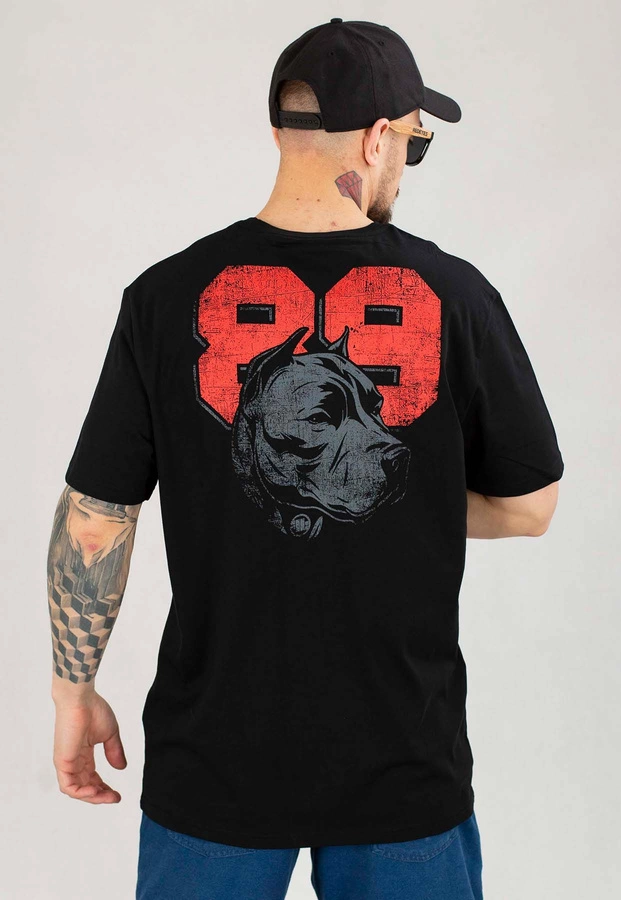 T-shirt Pit Bull Dog 89 czarny