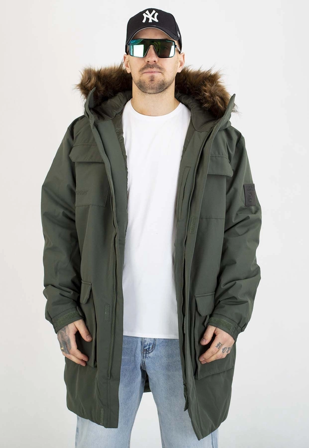 Kurtka Prosto Zimowa Parka Expedition dark olive green
