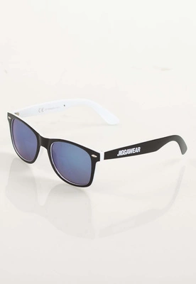 Okulary Jigga Wear Name Contrast Wayfarer Black White Purple Mirror