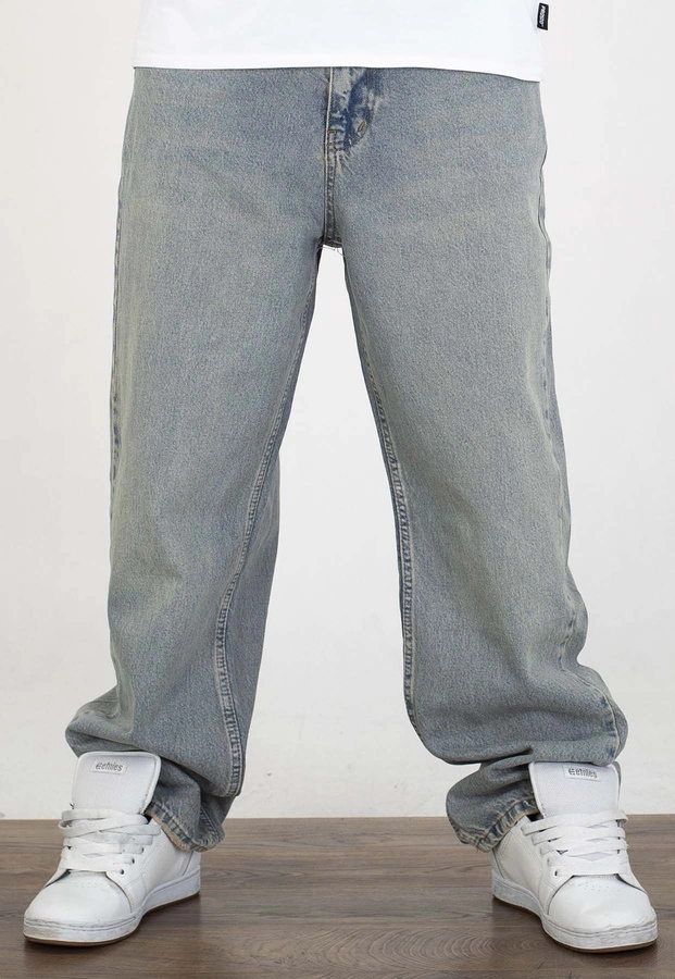 Spodnie I8 Denim BAG96 Baggy light blue brown