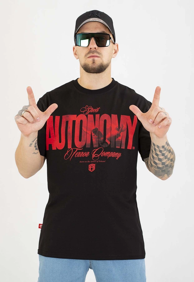 T-shirt Street Autonomy Race czarny