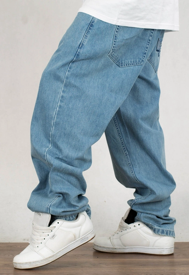 Spodnie Mass Jeans Baggy Fit Plan light blue