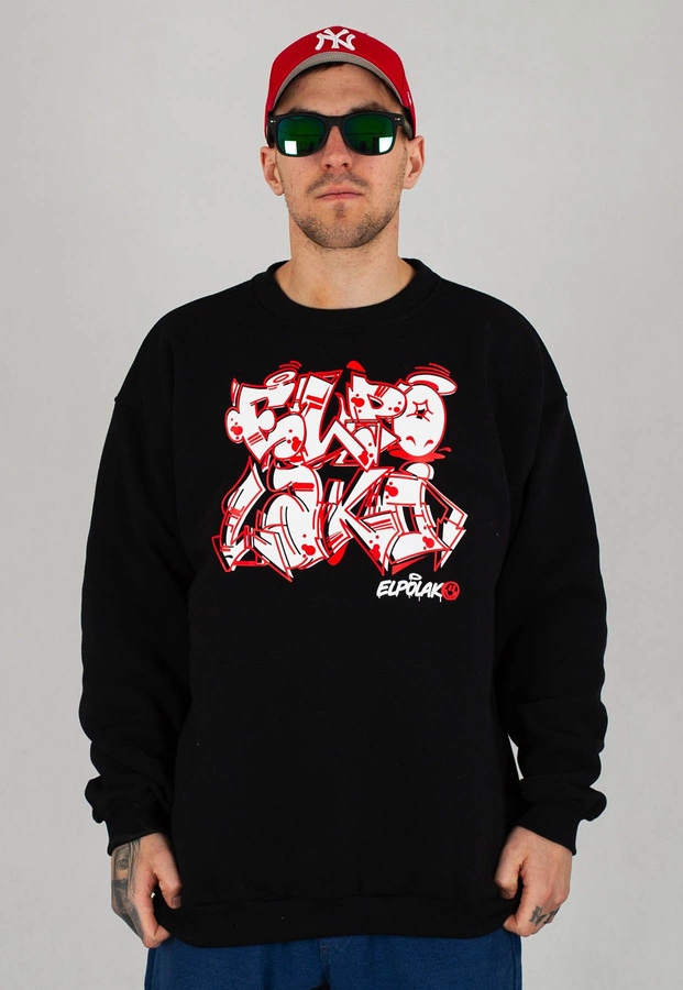 Bluza El Polako Baggy Graffiti czarna