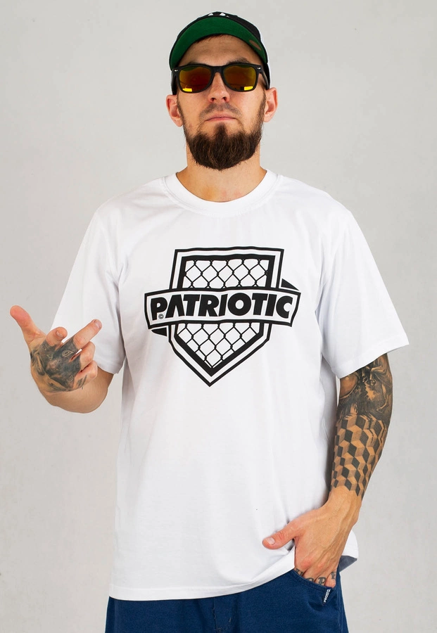 T-shirt Patriotic F-Shield biały