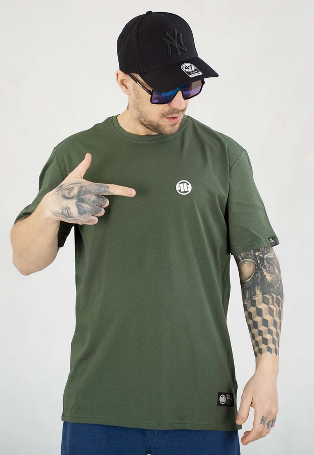 T-shirt Pit Bull Small Logo 170 grassy green