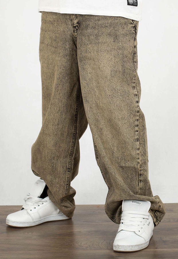 Spodnie I8 Denim BAG76 Baggy black brown