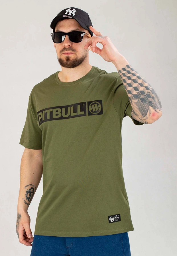 T-shirt Pit Bull Hilltop 170 oliwkowy