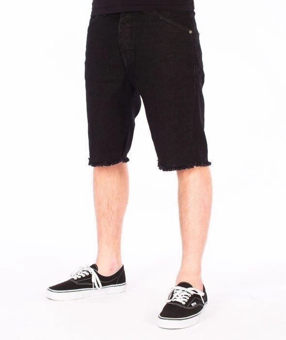 Turbokolor-Shorts Denim Spodnie Black