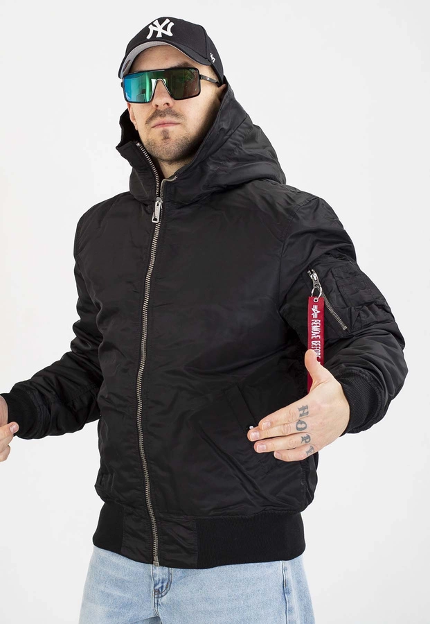 Kurtka Alpha Industries Zimowa MA-1 158104 czarna