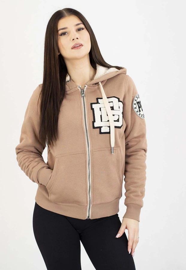 Bluza Pit Bull Z Kapturem Zip Ruffina PB chocolate mousse