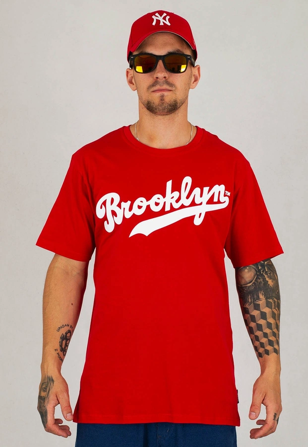 T-shirt Red Eyes Brooklyn czerwony