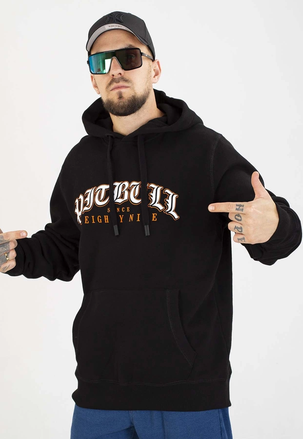 Bluza Pit Bull Z Kapturem Tattoo czarna