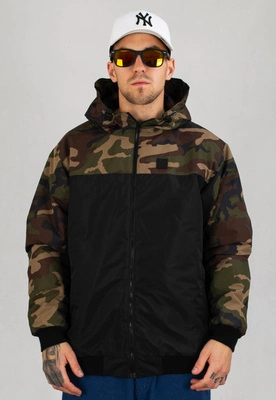 Kurtka Metoda Half czarna moro