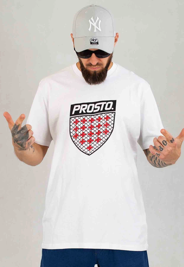 T-shirt Prosto Tripad biały