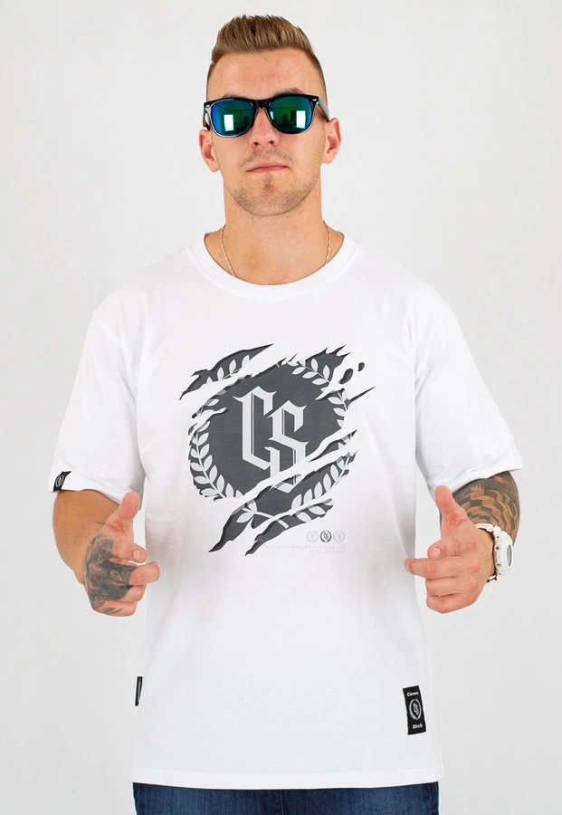 T-shirt Ciemna Strefa Laur Bestia biały