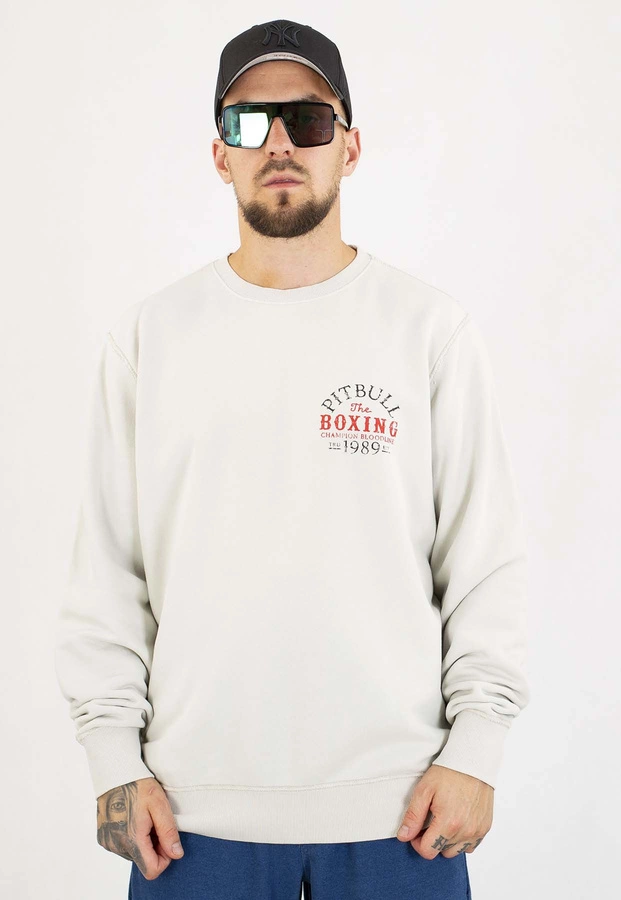 Bluza Pit Bull Bez Kaptura Champion Bloodline white stone