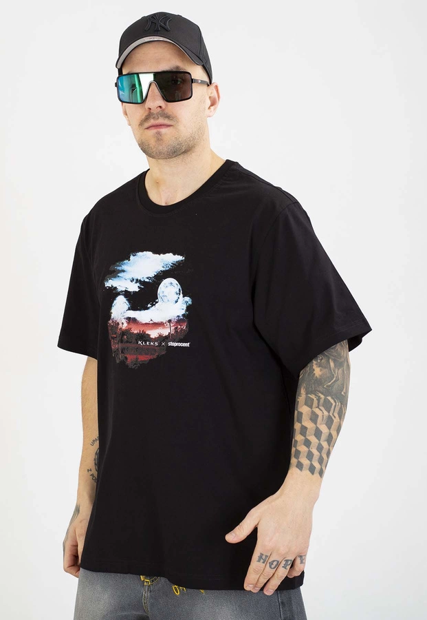 T-shirt Stoprocent Landscape czarny