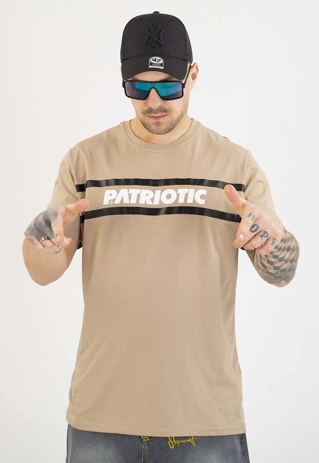 T-shirt Patriotic P New Line beżowy