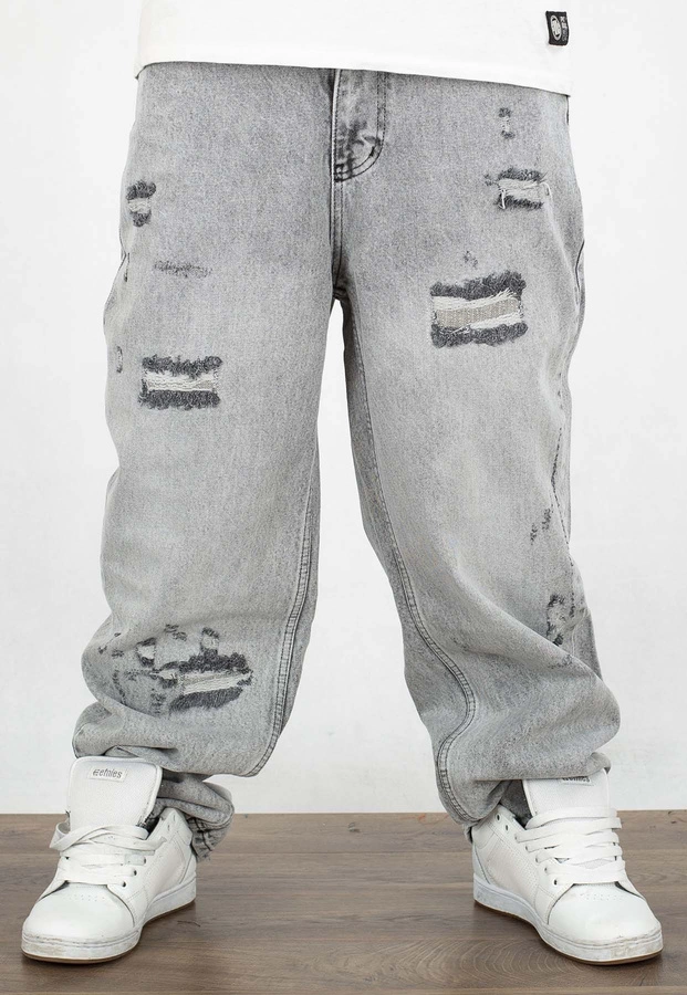 Spodnie I8 Denim BAG60 Baggy light grey