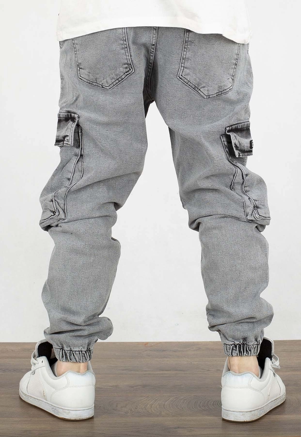 Spodnie I8 Denim BOY41 Joggery Cargo grey everest