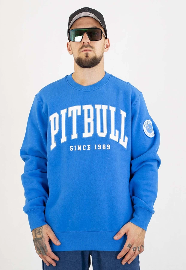 Bluza Pit Bull Bez Kaptura Norton azurre blue