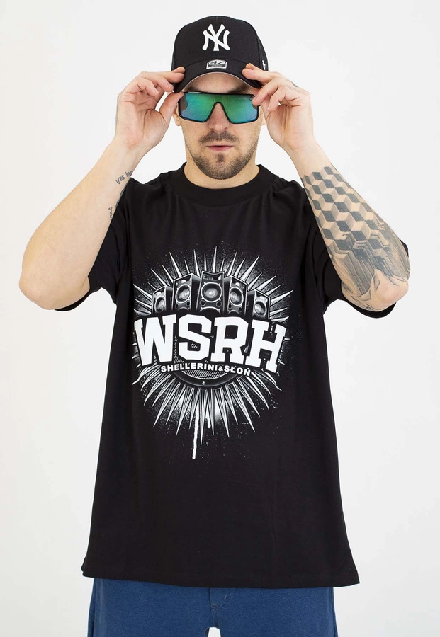 T-shirt WSRH Słońce czarny