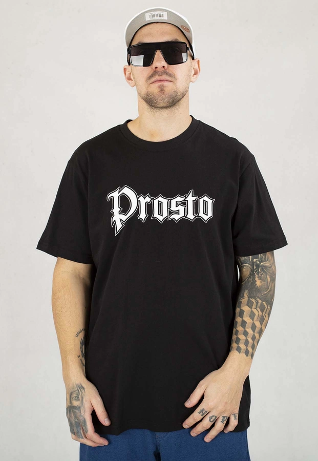 T-shirt Prosto Traz czarny