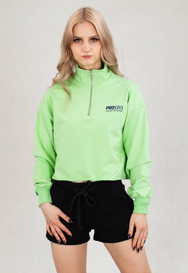 Bluza Prosto ZIP Genuma zielona