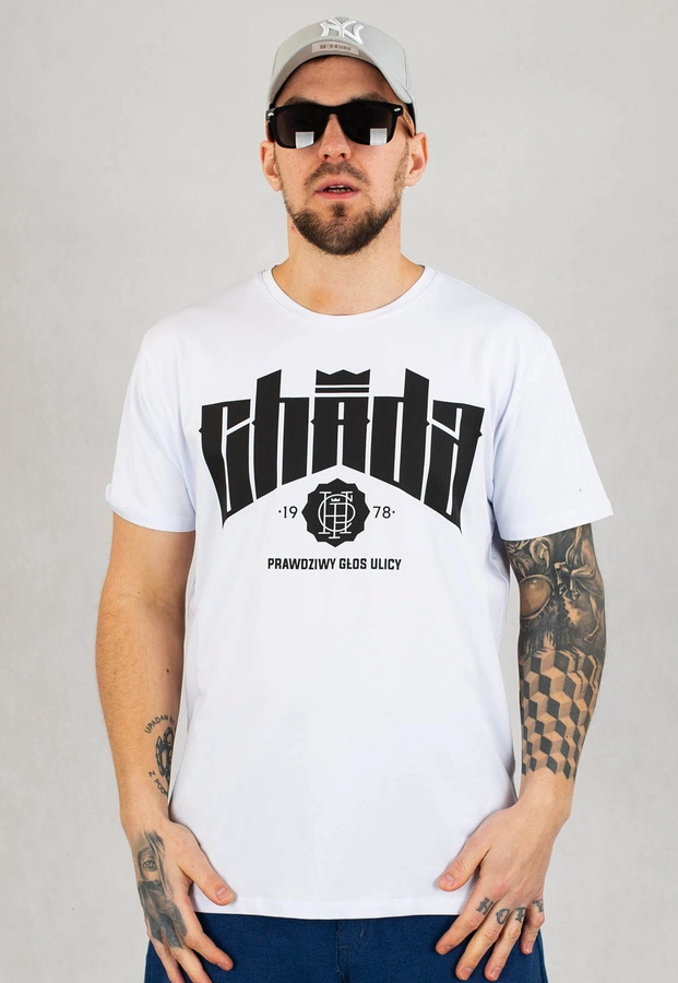T-shirt Chada Proceder biały