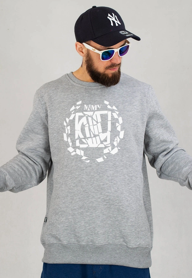 Bluza Diil Crewneck Laur Broken szara