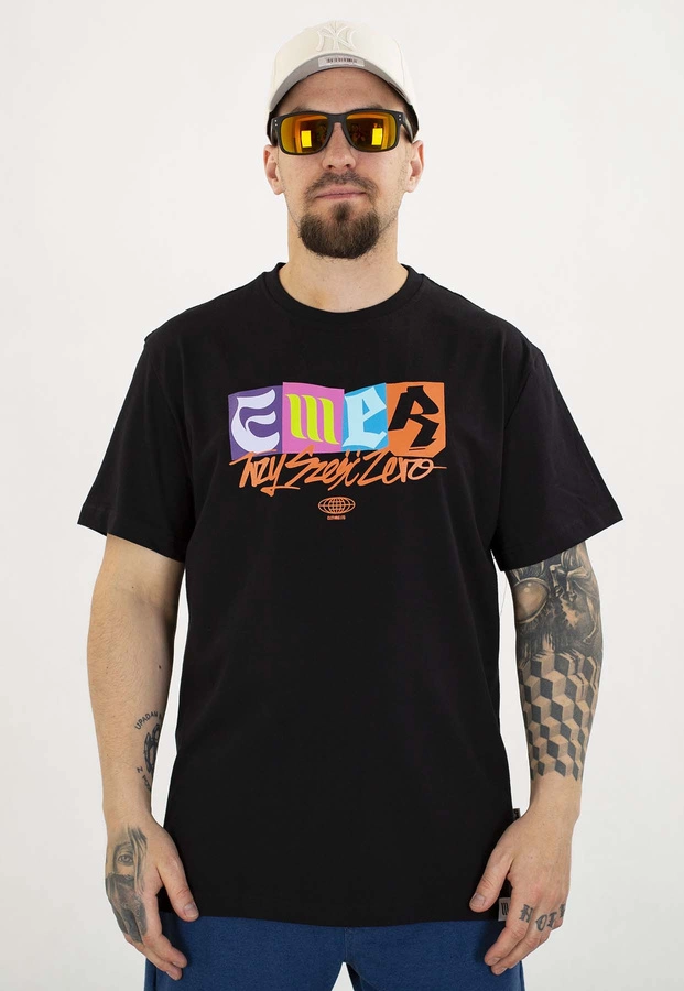 T-shirt 360CLTH Emer czarny