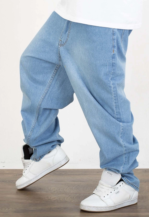 Spodnie Lucky Dice Baggy LD Clothing blue jeans