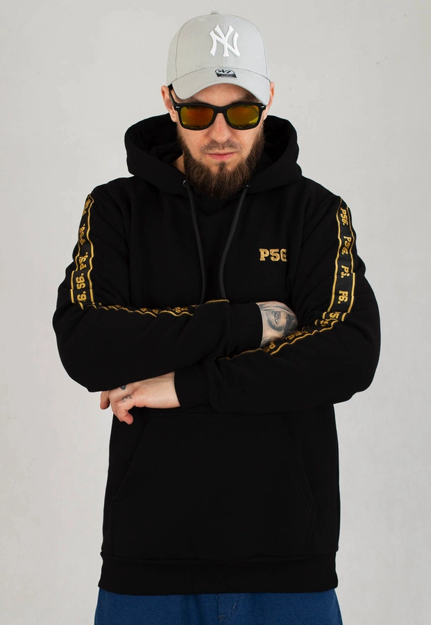 Bluza Dudek P56 Hoodie P56 Gold czarna