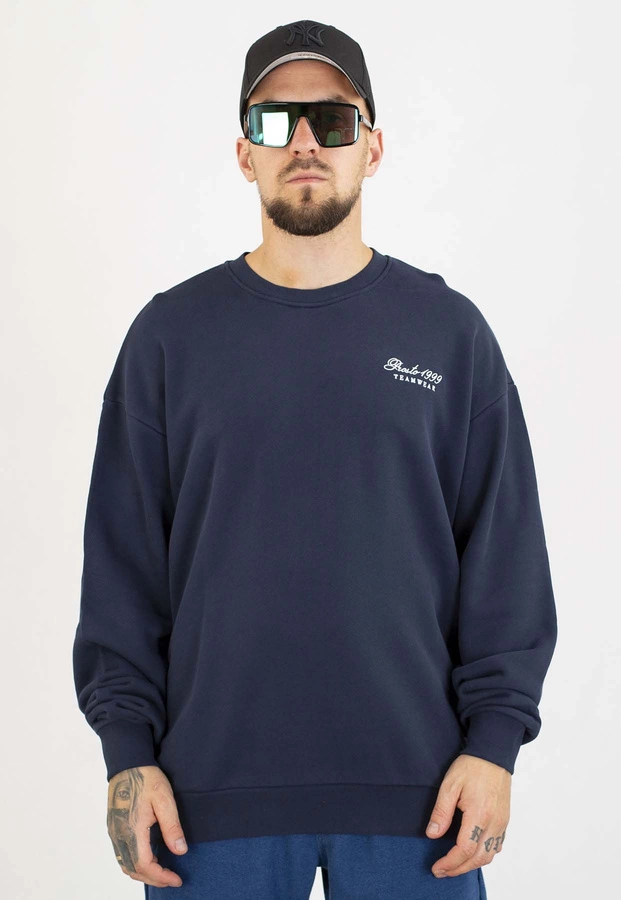 Bluza Prosto Bez Kaptura Team granatowa