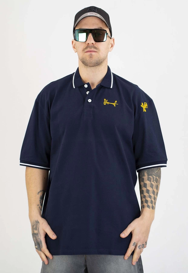 T-Shirt Polo Stoprocent Armator granatowy