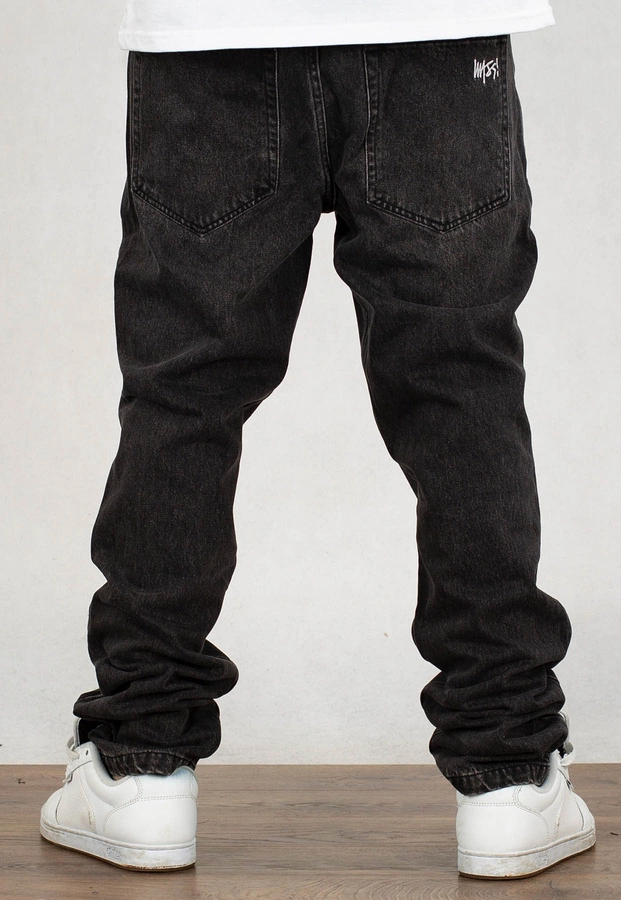 Spodnie Mass Tapered Fit Signature 2.0 black washed