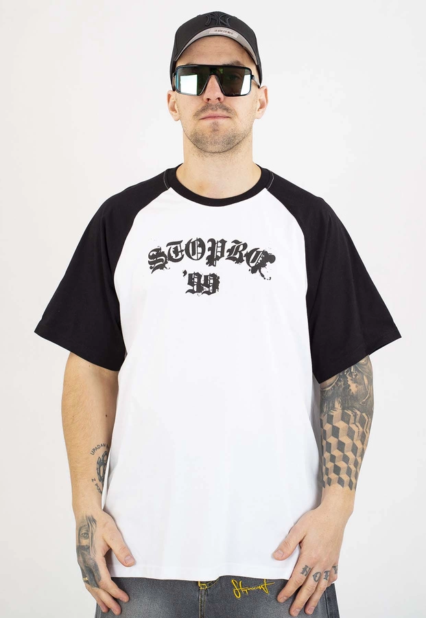 T-shirt Stoprocent Reglan Stopro 99 biały