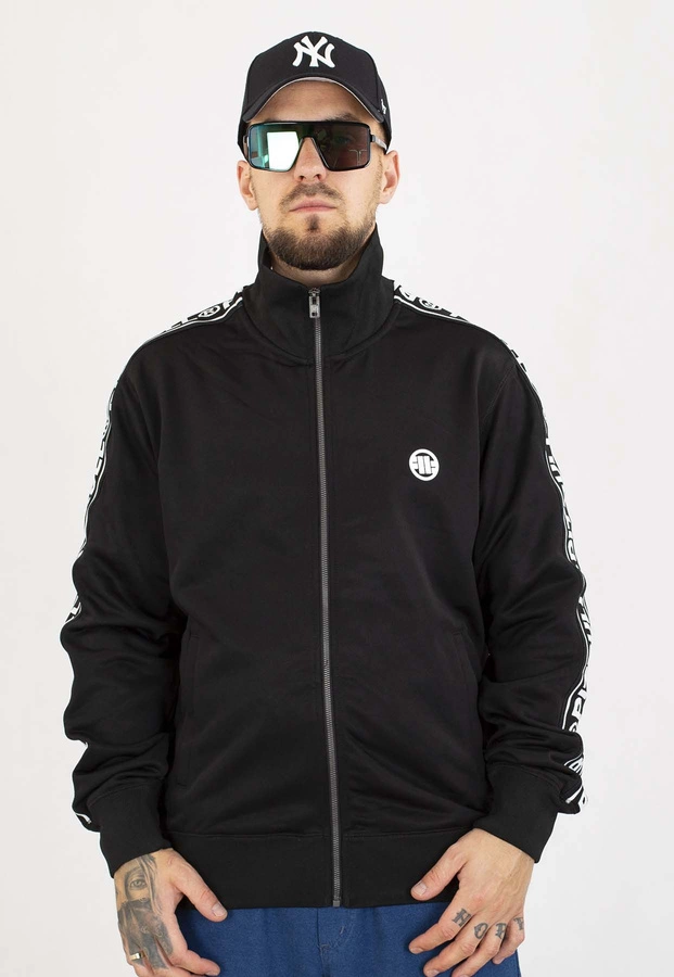 Bluza Pit Bull Bez Kaptura Zip Tape Logo black