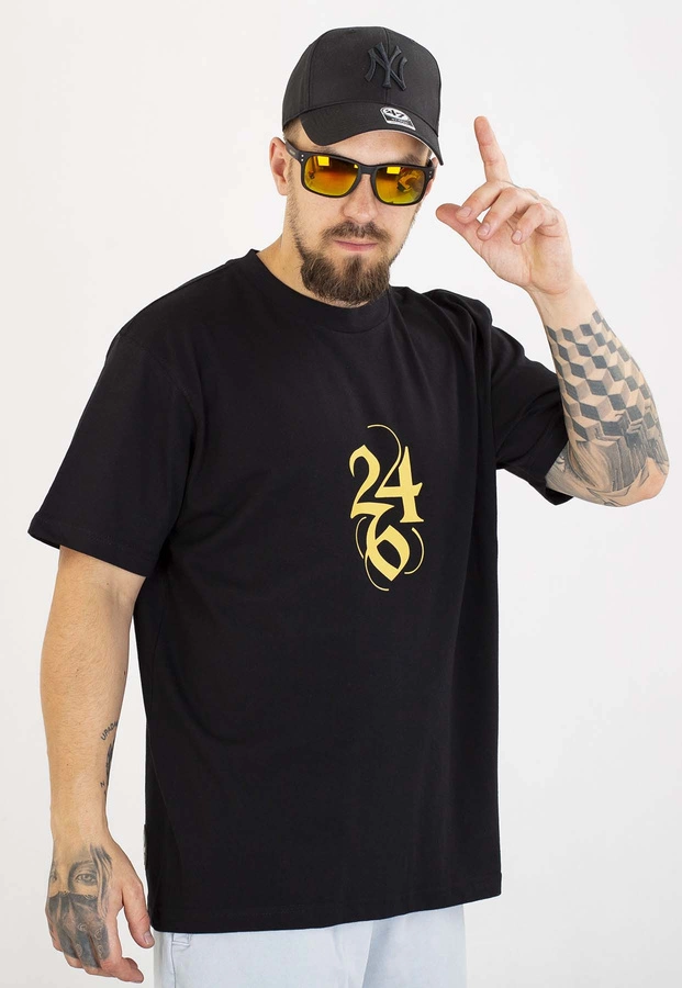 T-shirt Brain Dead Familia Cross 246 czarny