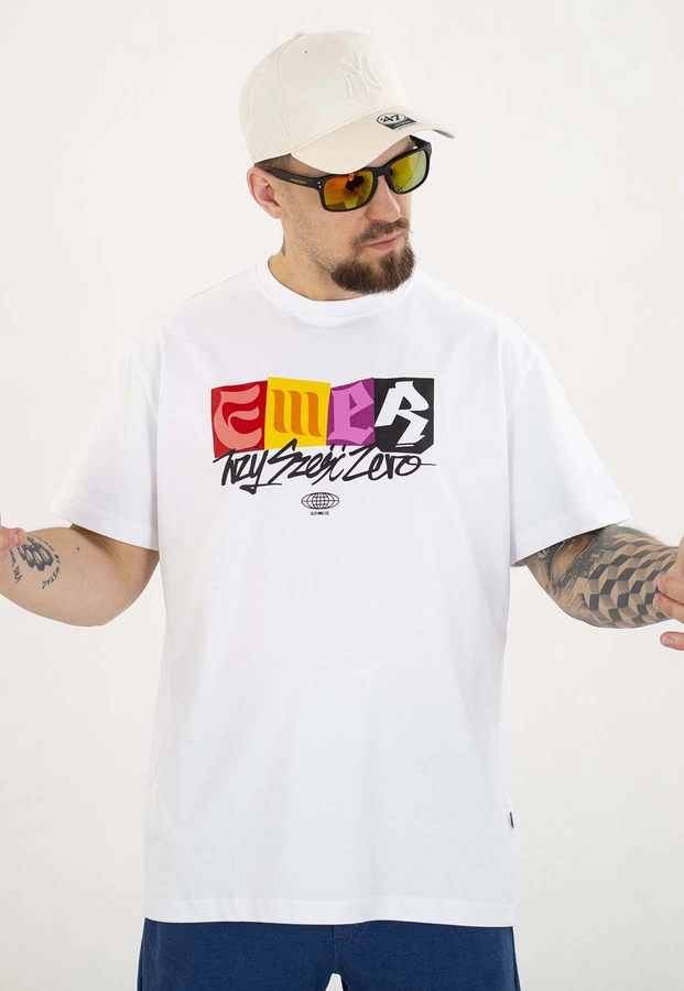 T-shirt 360CLTH Emer biały
