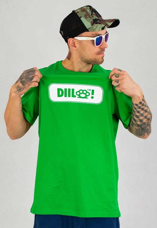 T-shirt Diil Frame zielony