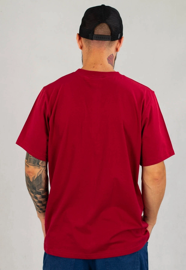 T-shirt Patriotic F-Shield bordowy